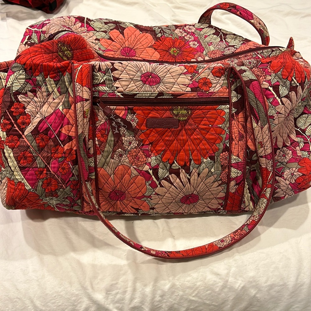 Vera Bradley Quilted Travel Duffle Bag